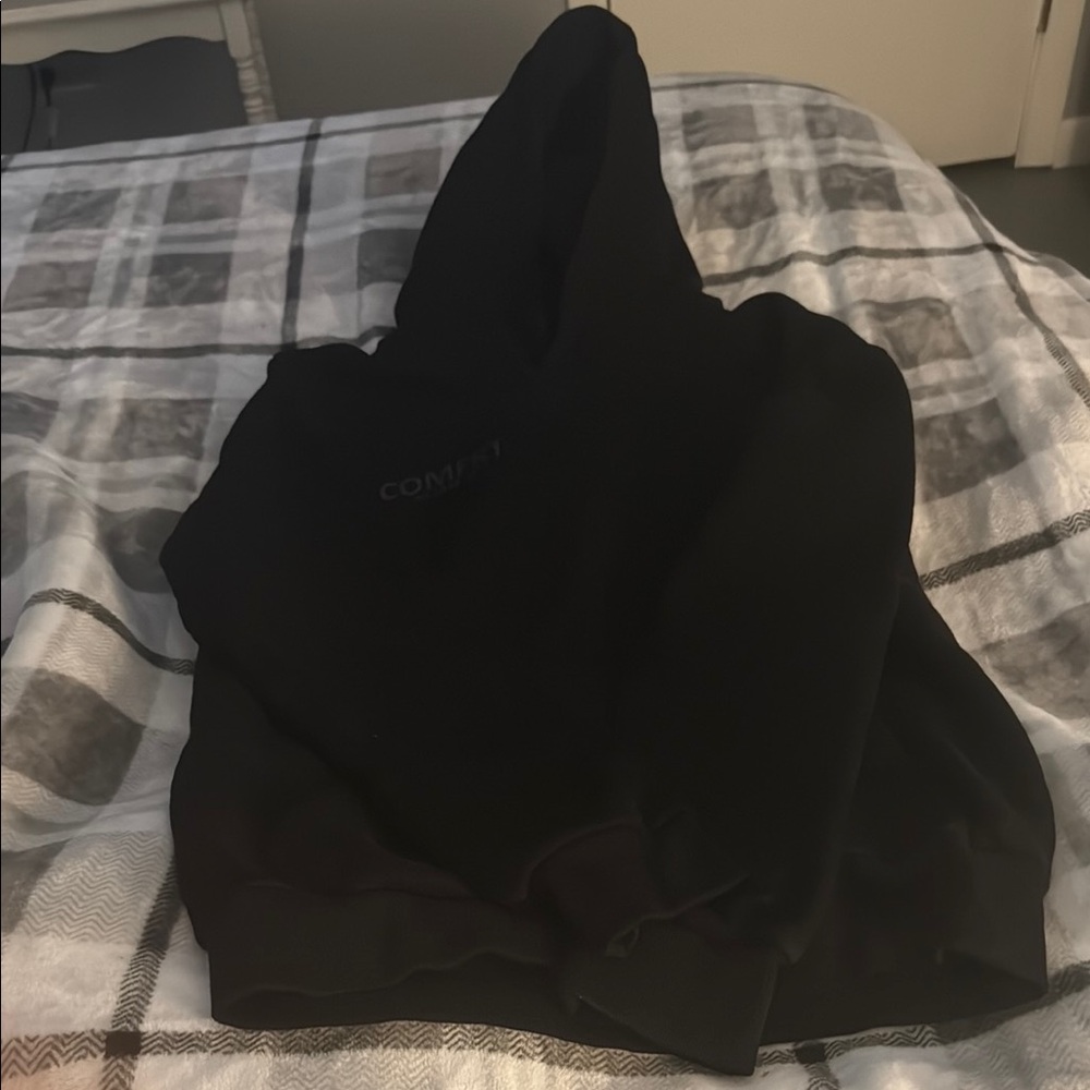 Comfrt black coordinate Hoodie